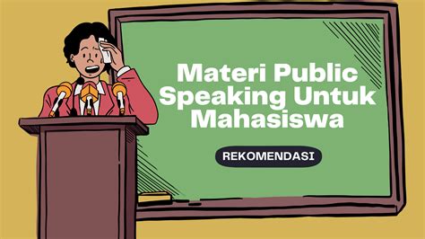 Materi Public Speaking untuk Mahasiswa